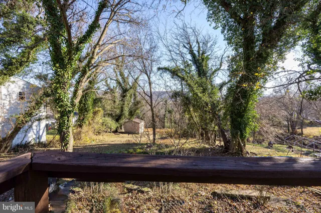 a backyard of a house