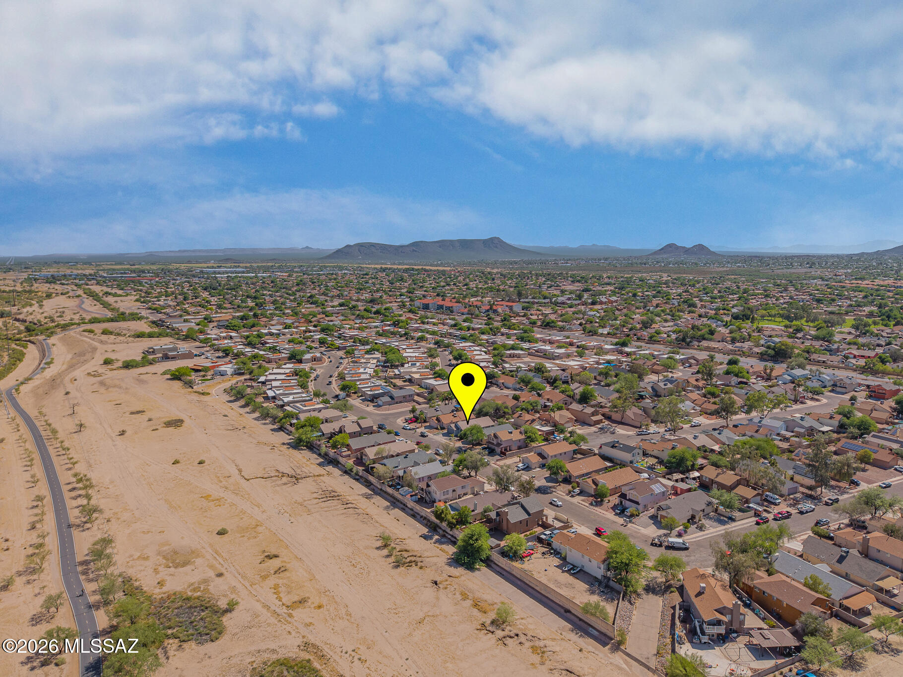 5418 South Wembly Road Tucson, AZ 85746 - Photo 4 of 28 Aerial View