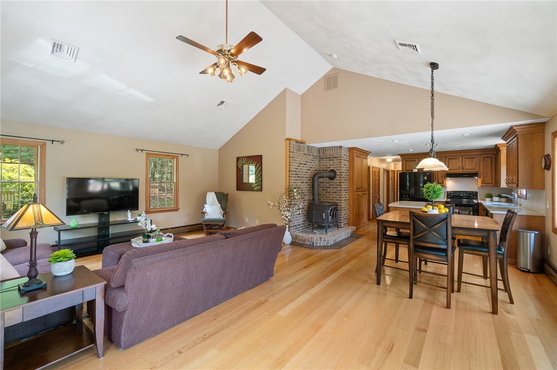 206 Pardon Joslin Road Exeter, RI 02822 - Photo 12 of 47 Expansive Open Concept Great Room