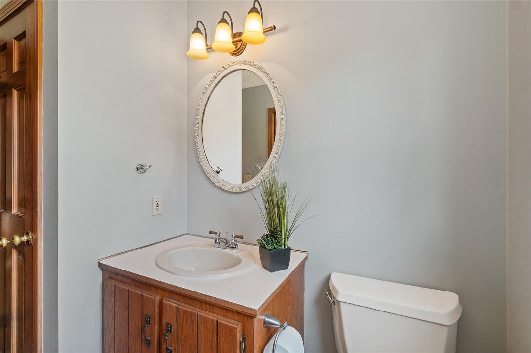 206 Pardon Joslin Road Exeter, RI 02822 - Photo 38 of 47 First Floor Powder Room with hidden Laundry area