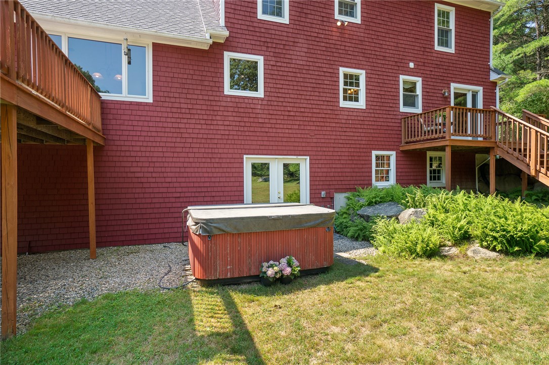 206 Pardon Joslin Road Exeter, RI 02822 - Photo 43 of 47 Heated Spa for Apres Cross Country skiing through Fisherville Brook Trails