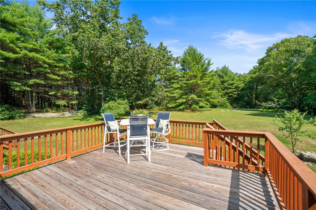 206 Pardon Joslin Road Exeter, RI 02822 - Photo 44 of 47 Large outdoor deck for entertaining.