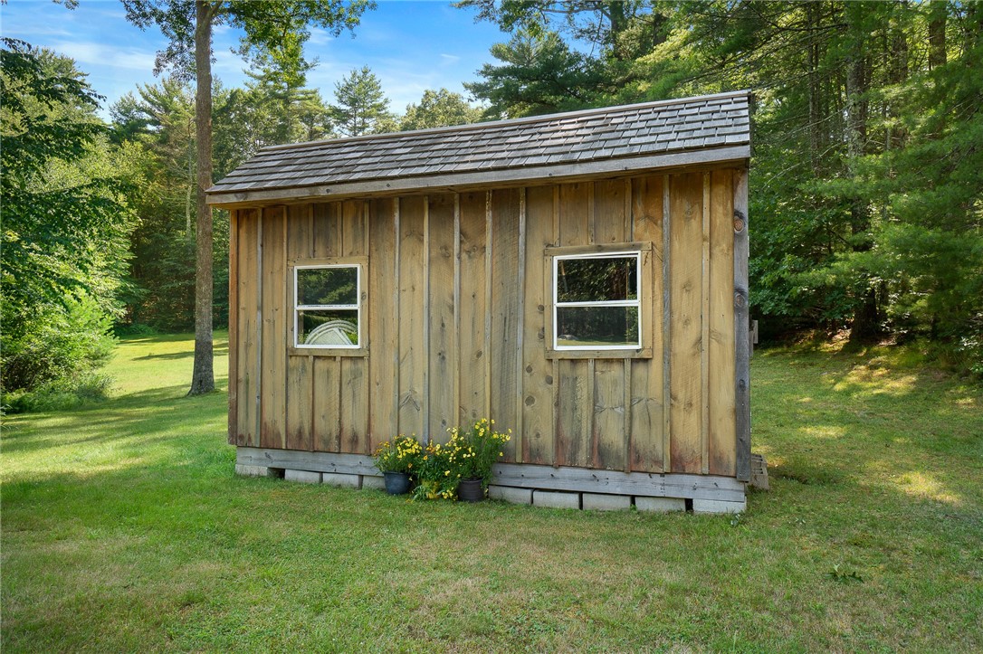 206 Pardon Joslin Road Exeter, RI 02822 - Photo 46 of 47 Rebuilt Shed Great For Garden Tools and Separate Chicken Coop