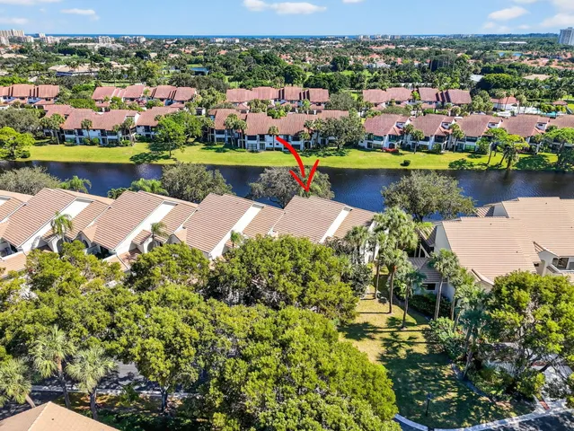 a view of a city with a lake view