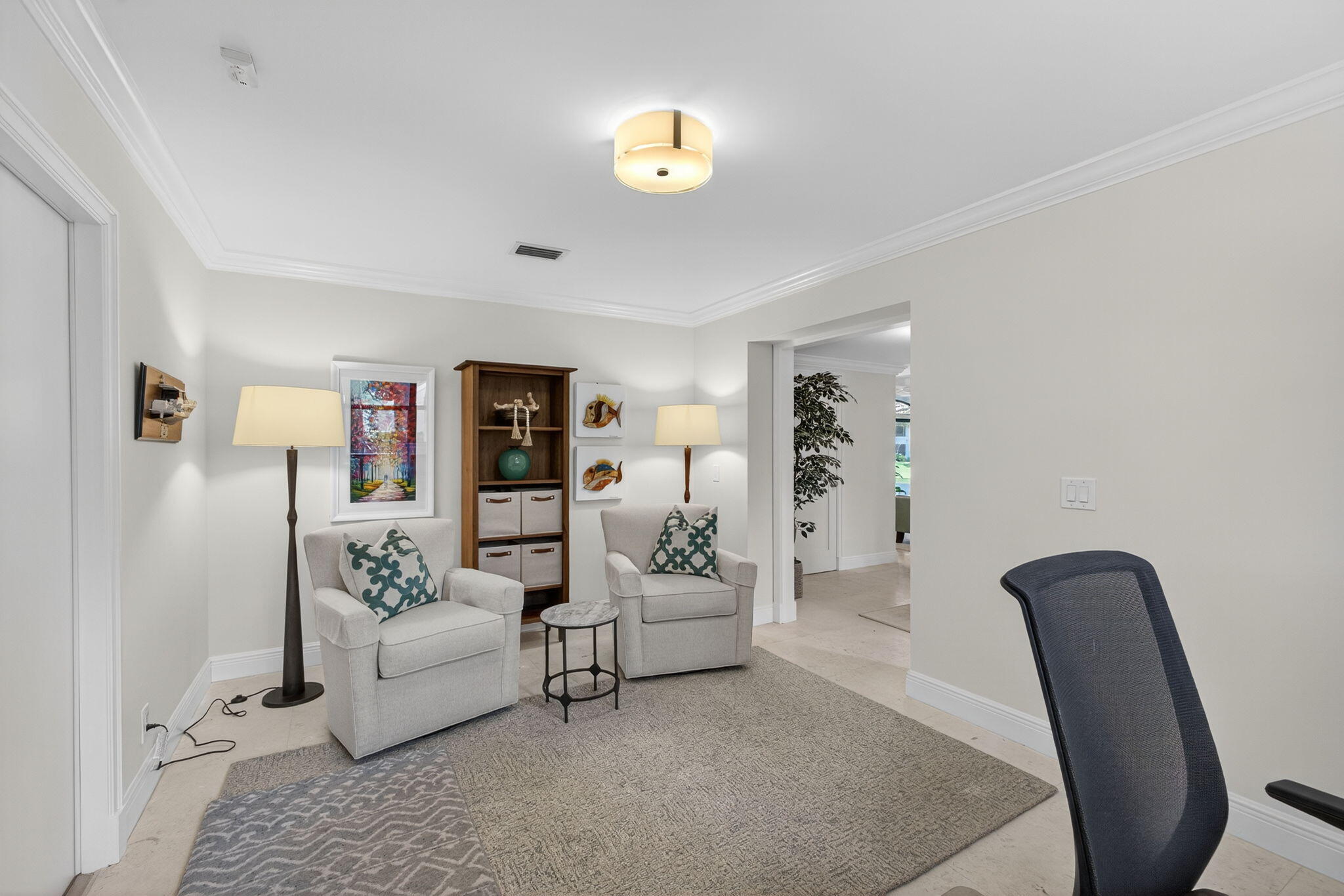 16050 West Bay Drive, Unit 155 Jupiter, FL 33477 - Photo 7 of 51 a living room with furniture and wooden floor
