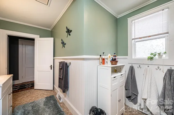 a very nice looking room with a large window