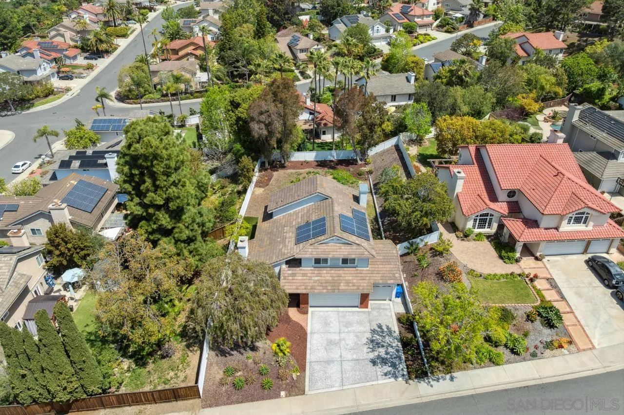 7914 Corte Cardo Carlsbad, CA 92009 - Photo 52 of 61 an aerial view of residential houses with outdoor space