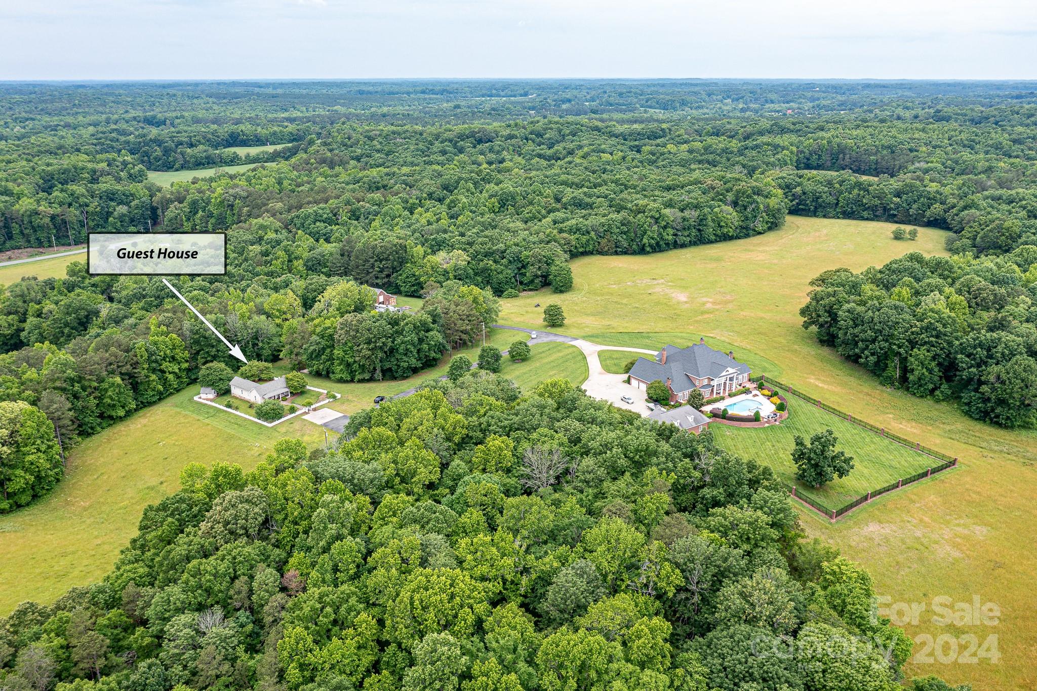 8275 Mt Olive Road Concord, NC 28025 - Photo 39 of 47 an aerial view of a house with a yard