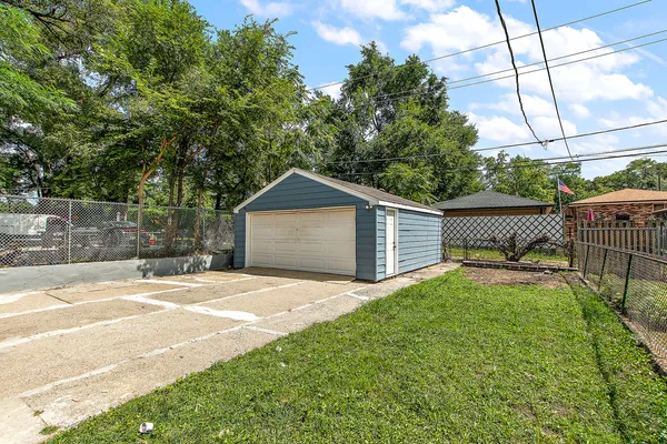 a view of a house with a patio
