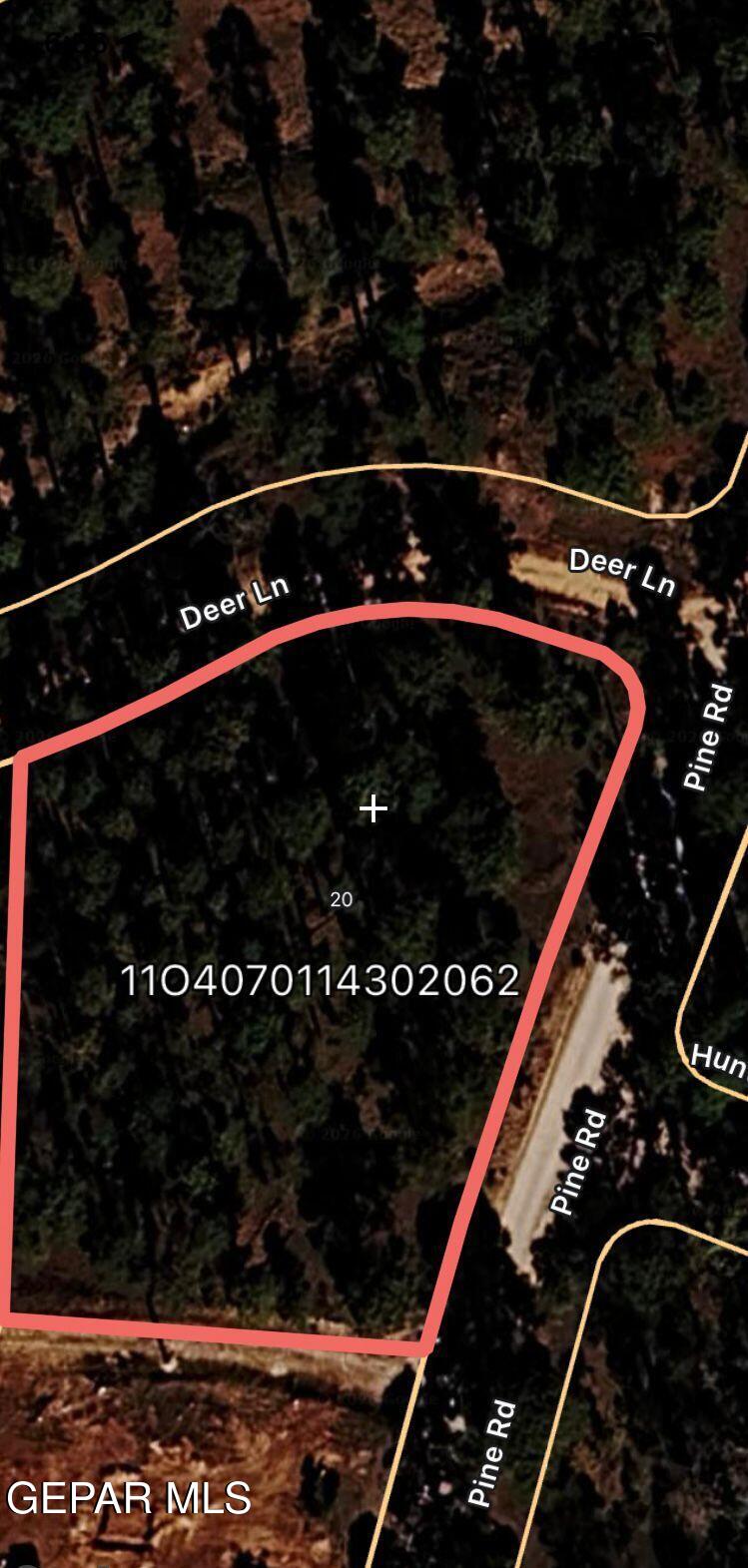 20 Pine Road Timberon, NM 88350 - Photo 19 of 31 Aerial map