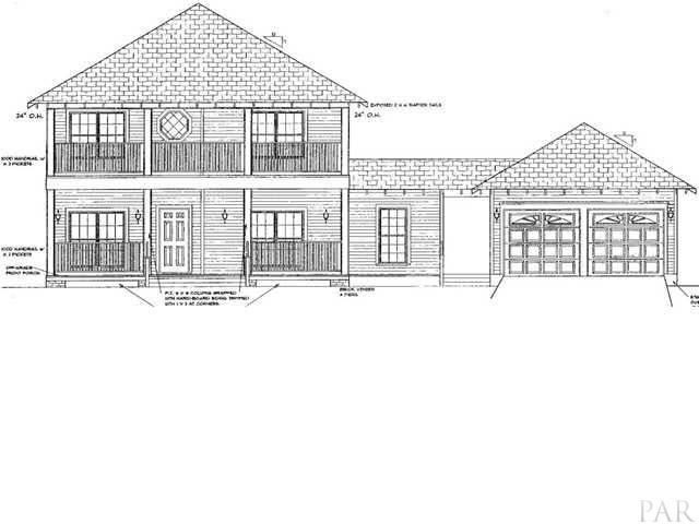 FRONT ELEVATION OF HOME