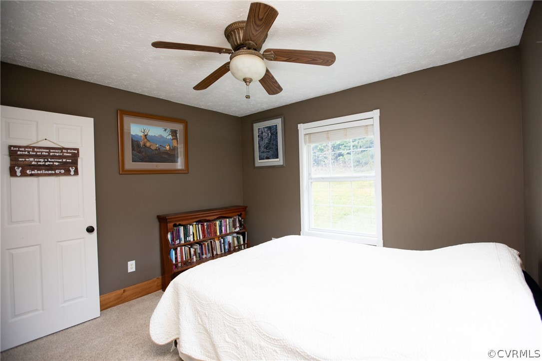 2232 Mt Pleasant Road Pamplin, VA 23958 - Photo 25 of 50 a bedroom with a large bed and a chandelier