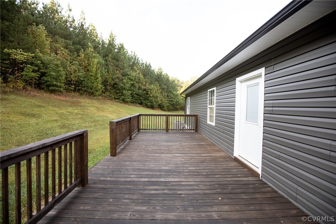 2232 Mt Pleasant Road Pamplin, VA 23958 - Photo 39 of 50 a view of a balcony with wooden floor