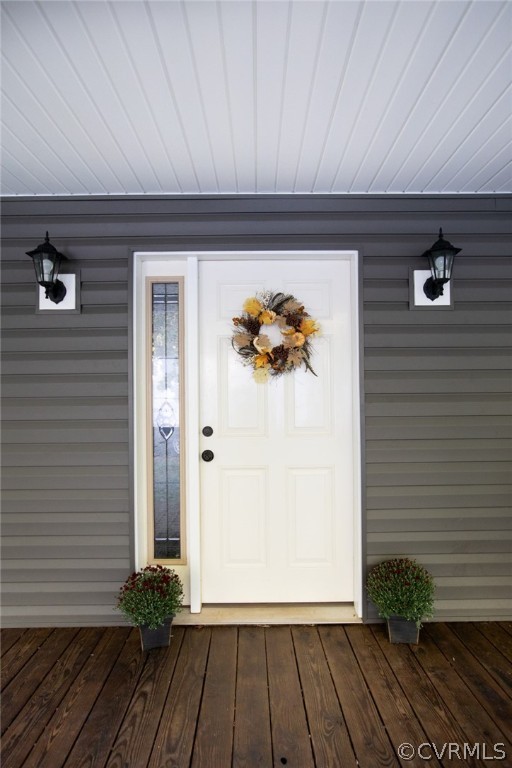 2232 Mt Pleasant Road Pamplin, VA 23958 - Photo 4 of 50 a view of a entryway door of the house