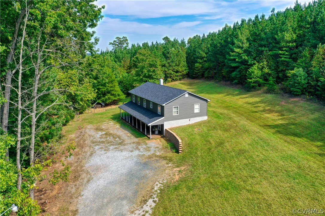 2232 Mt Pleasant Road Pamplin, VA 23958 - Photo 48 of 50 a view of a small house with a yard
