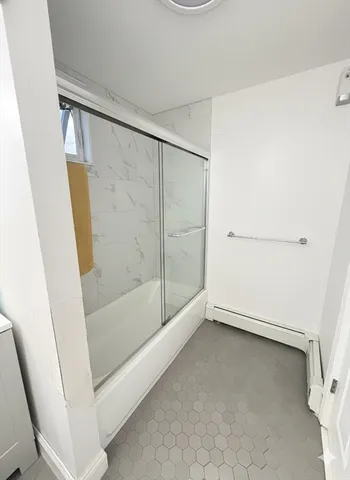 a view of bathroom with small space