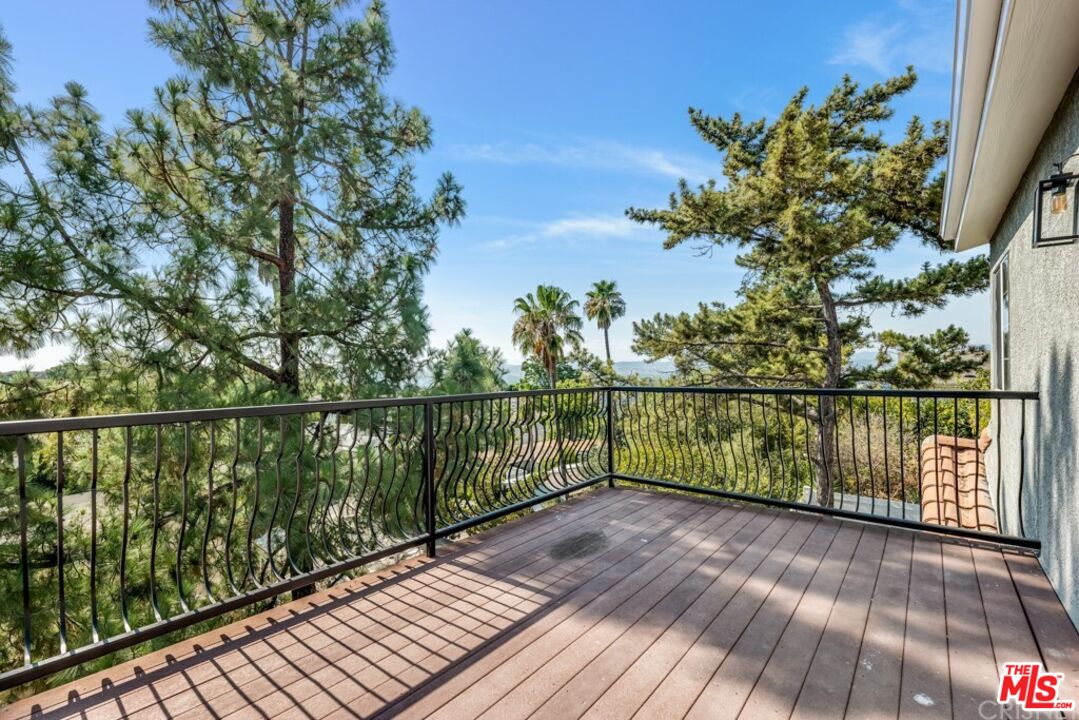 1177 Aztec Topanga, CA 90290 - Photo 25 of 43 a view of balcony with wooden floor