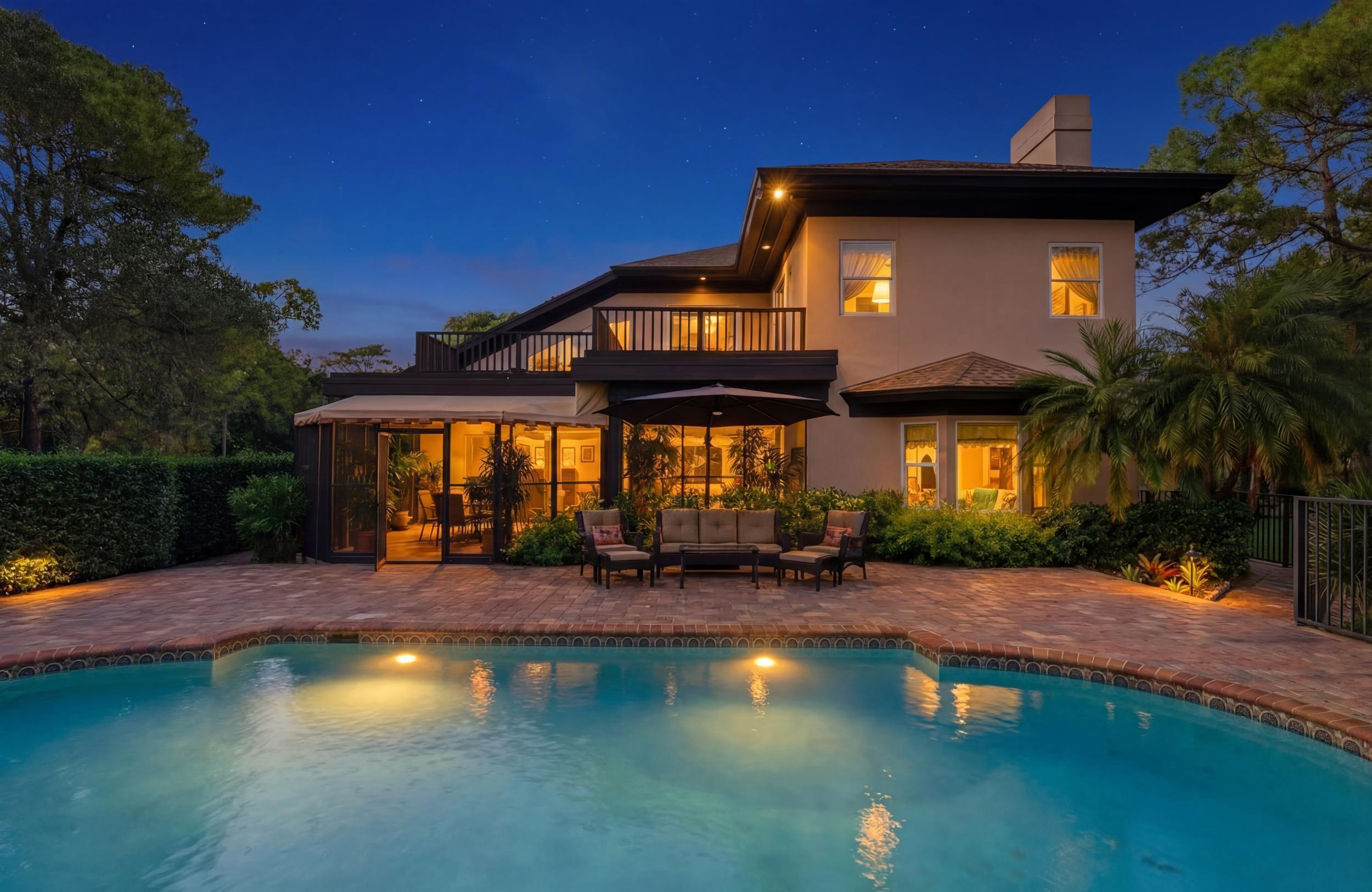 4838 Charlton Way Delray Beach, FL 33484 - Photo 7 of 74 a view of a house with pool and sitting area