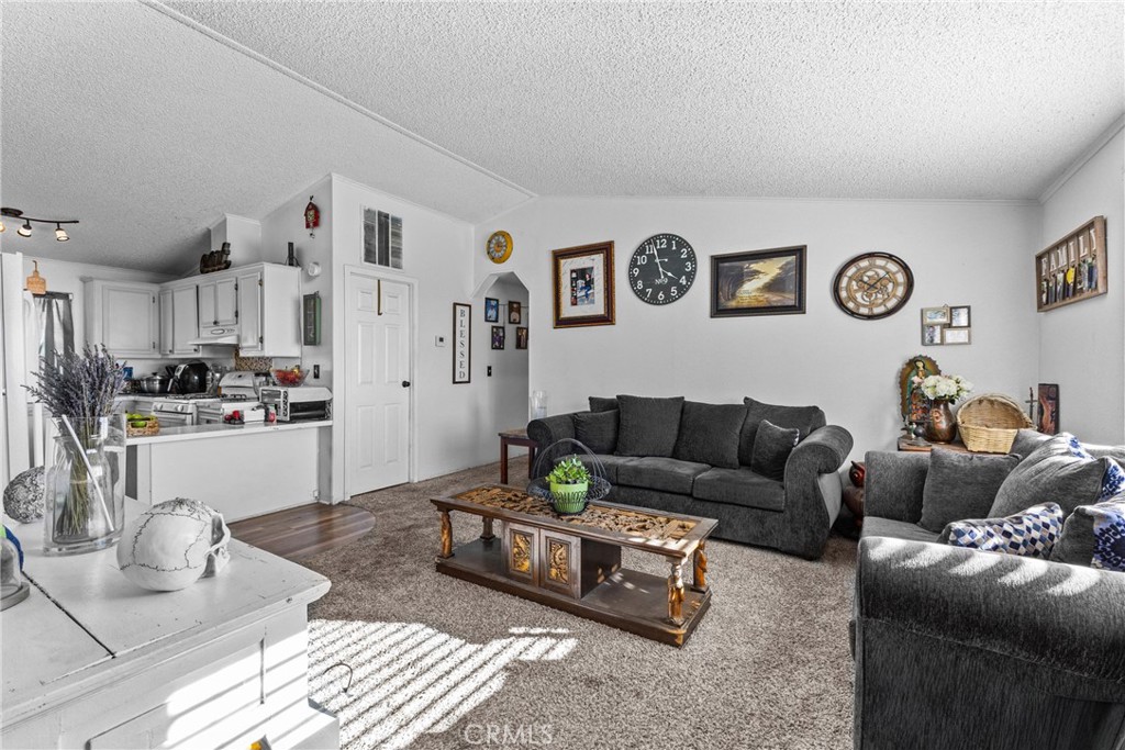 33945 Red Mountain Road Hemet, CA 92544 - Photo 8 of 30 a living room with furniture and a view of kitchen