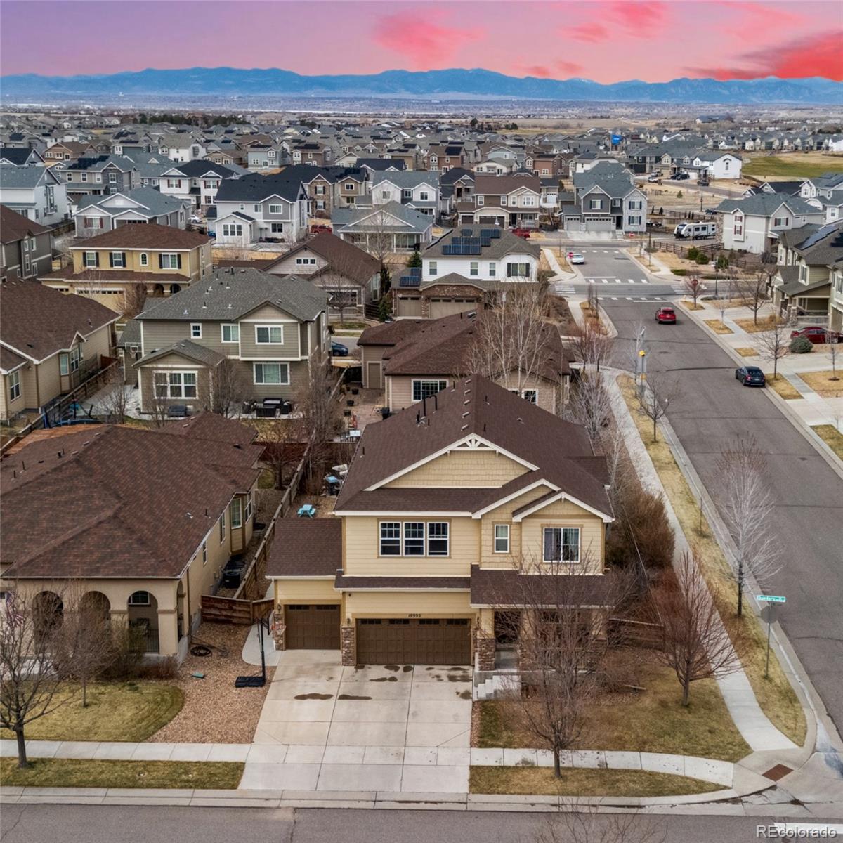 10995 Quintero Street Commerce City, CO 80022 - Photo 34 of 41 an aerial view of a house