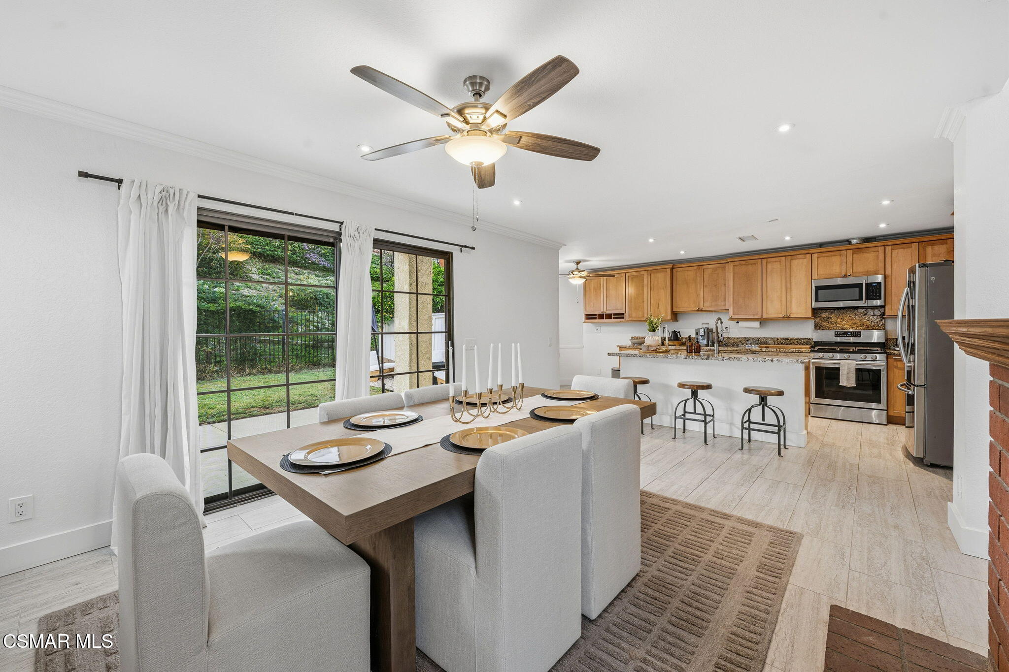 847 Links View Drive Simi Valley, CA 93065 - Photo 2 of 45 a view of a dining room with furniture window and outside view