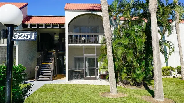a house view with a garden space