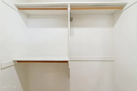 a close up view of a rack