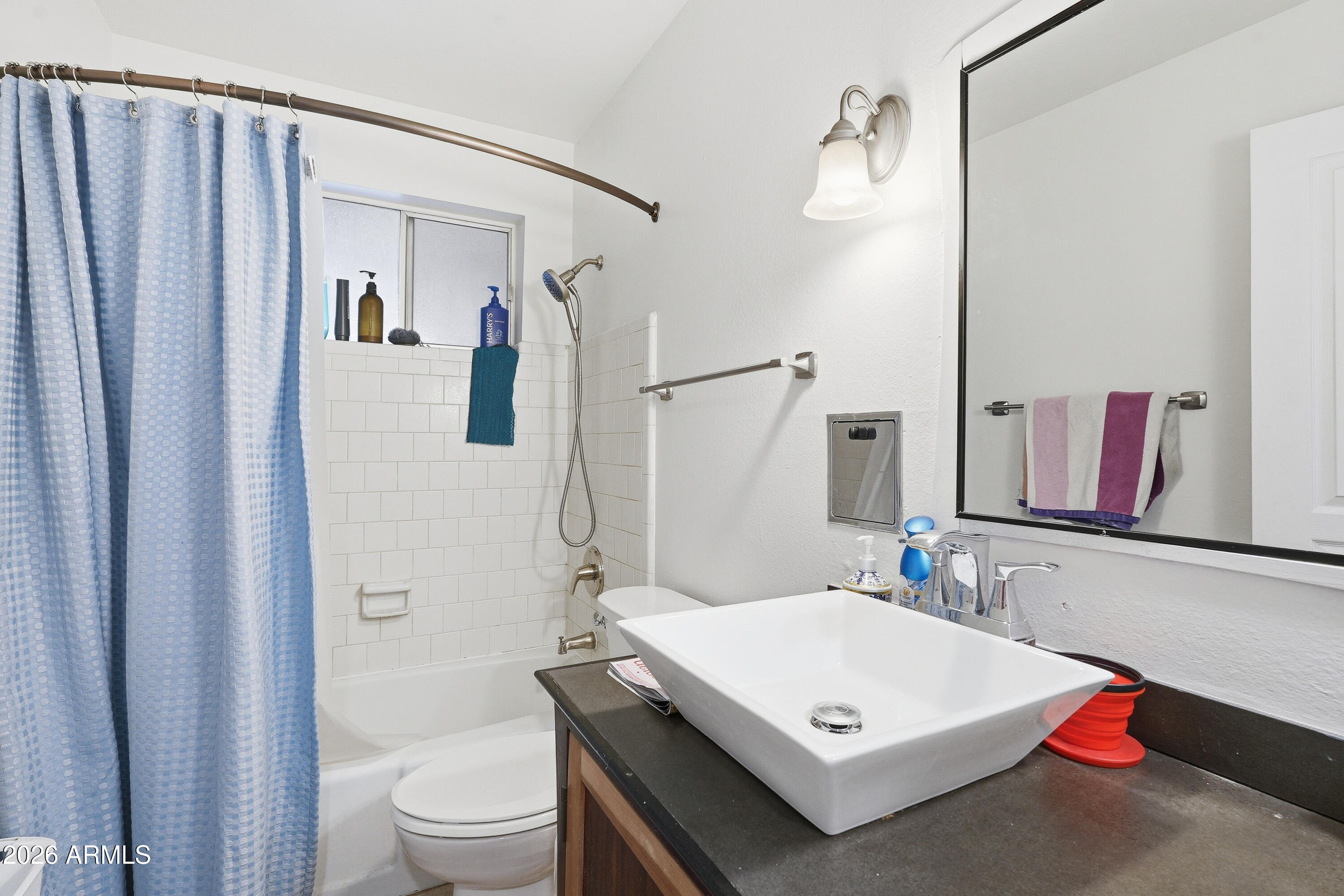 3830 East Shangri La Road Phoenix, AZ 85028 - Photo 24 of 53 a bathroom with a sink a toilet and shower