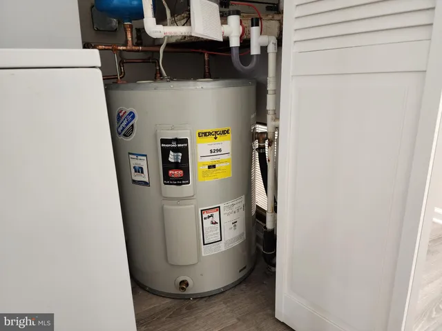 a view of water heater room