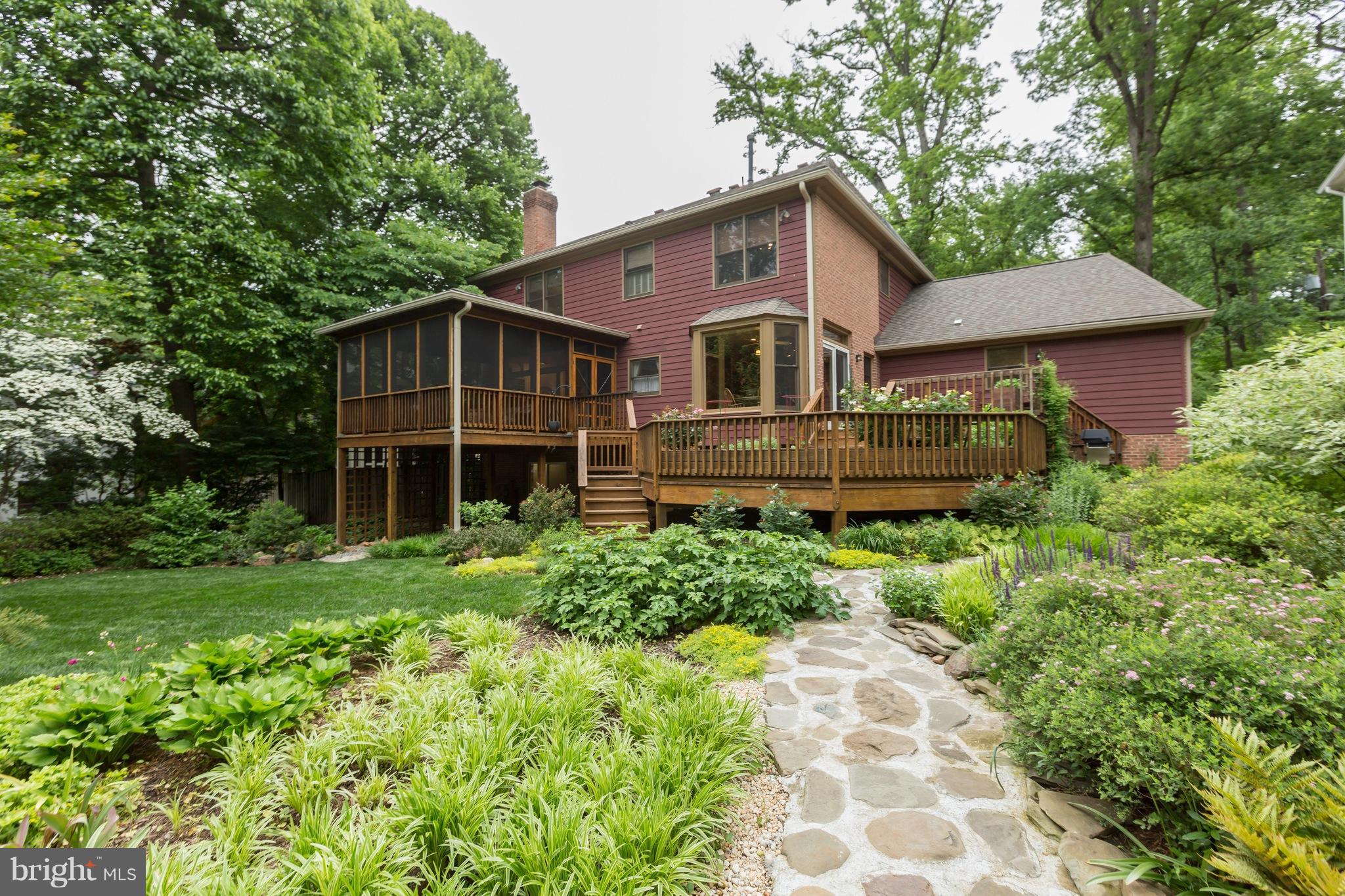 8006 Overhill Road Bethesda, MD 20814 - Photo 25 of 28 Professionally landscaped garden