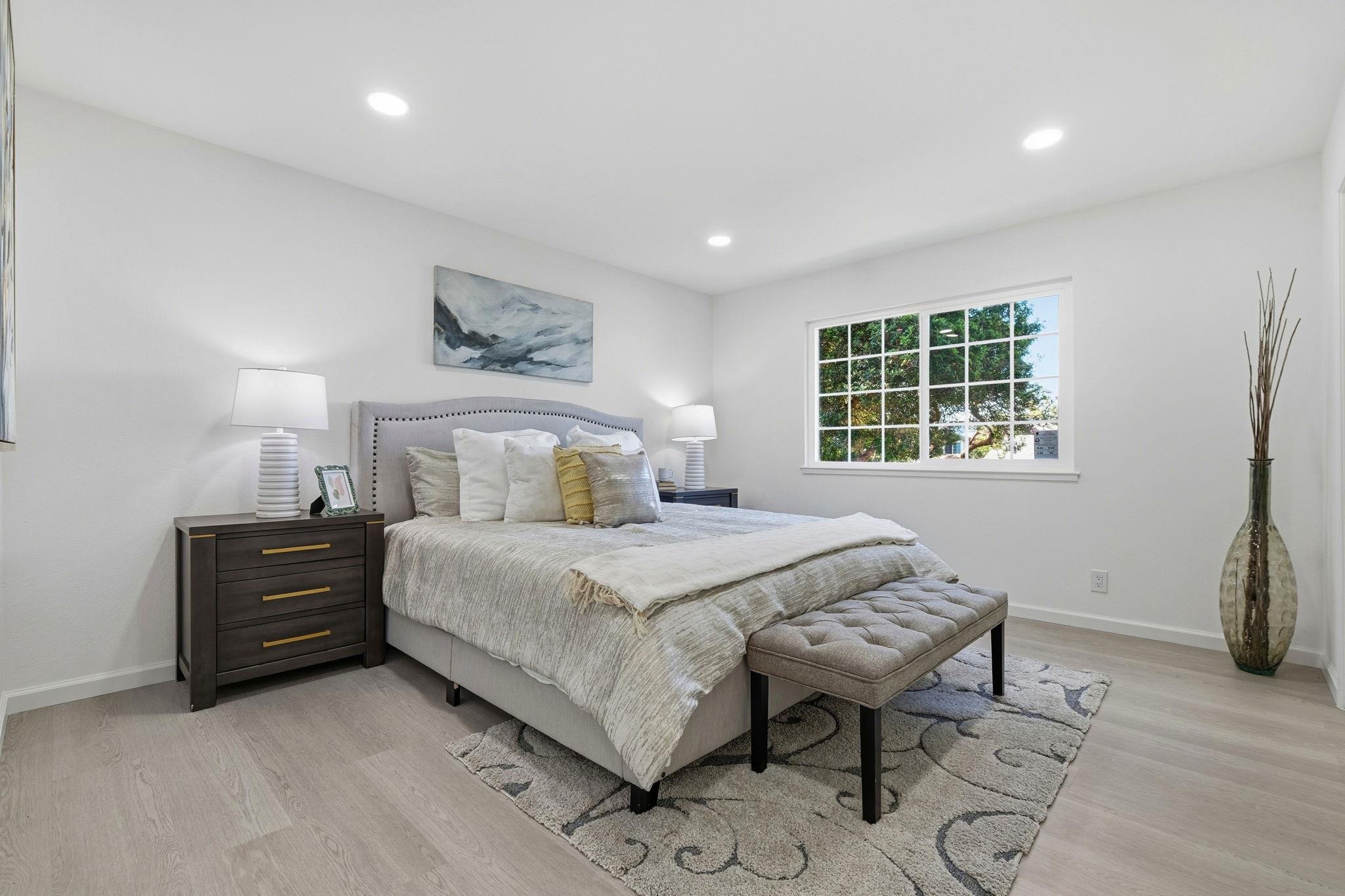 4290 Solar Circle Union City, CA 94587 - Photo 20 of 35 a bedroom with a bed and a table