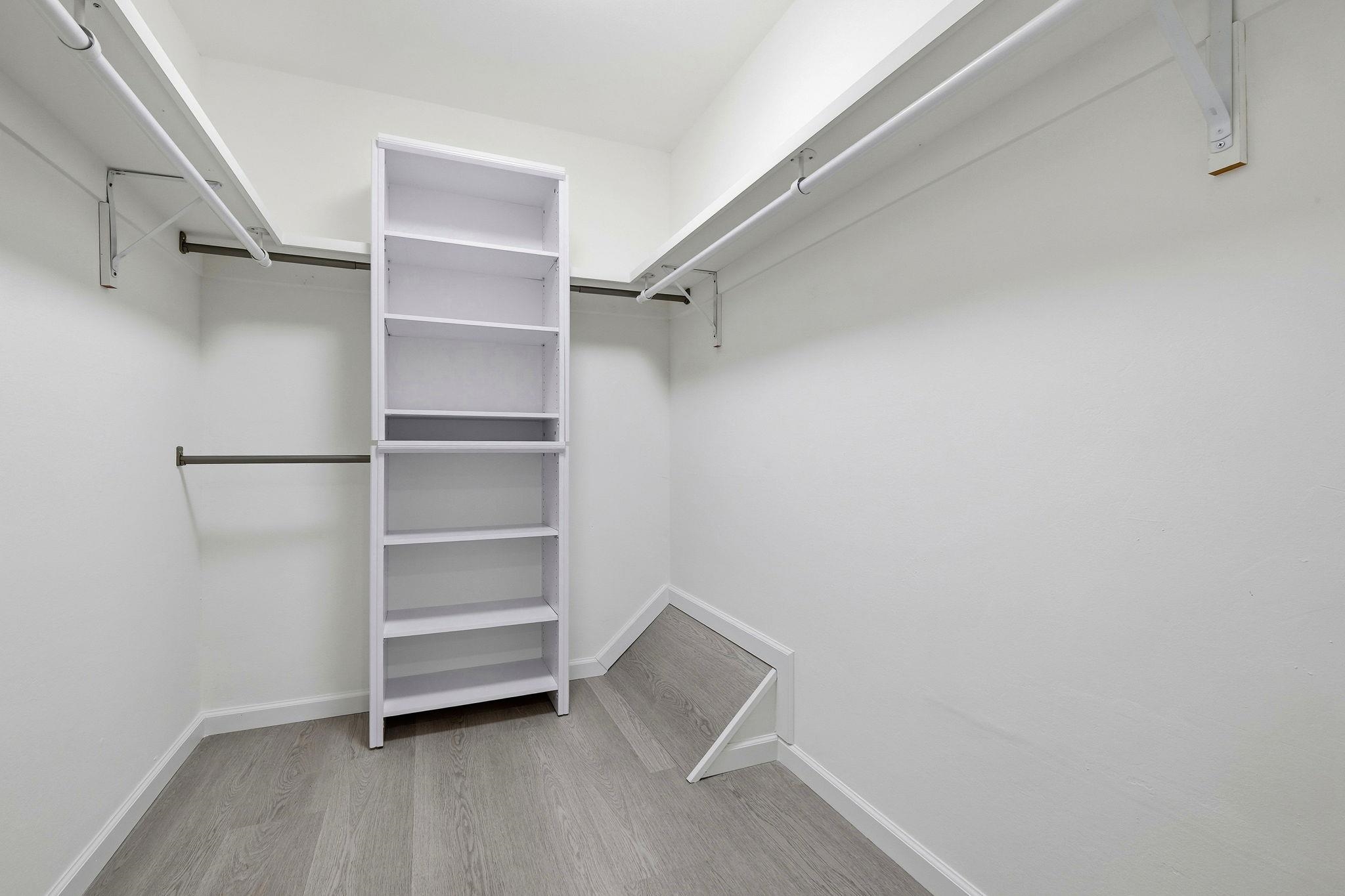 4290 Solar Circle Union City, CA 94587 - Photo 23 of 35 a view of walk in closet with empty racks