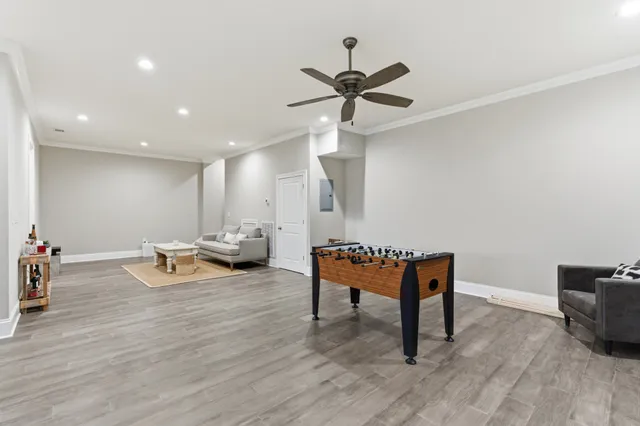 a room with furniture and a couch