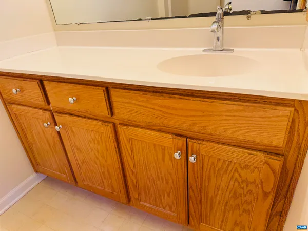 a close view of a sink