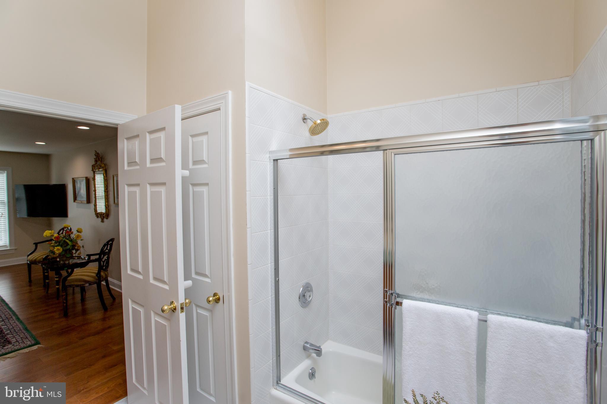 5584 Lower Mountain Road New Hope, PA 18938 - Photo 29 of 58 a bathroom with a shower and a tub