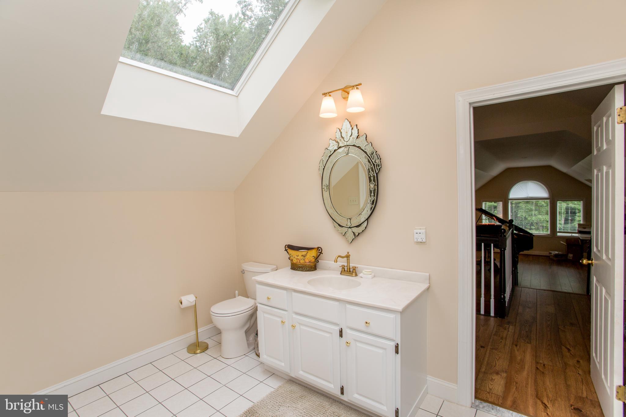 5584 Lower Mountain Road New Hope, PA 18938 - Photo 34 of 58 a bathroom with a toilet sink and mirror
