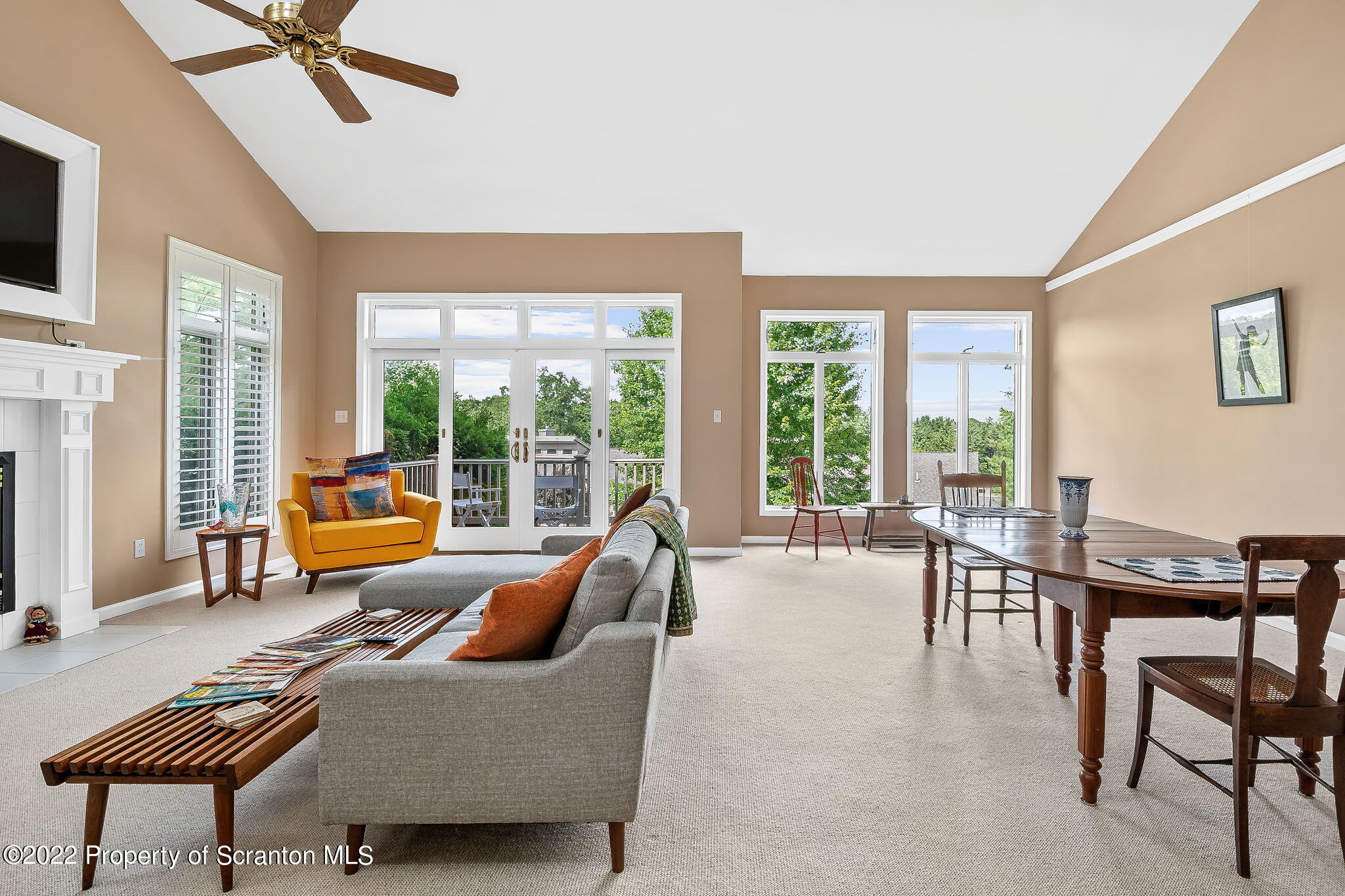 773 Greens Dallas, PA 18612 - Photo 2 of 44 a living room with furniture and a floor to ceiling window