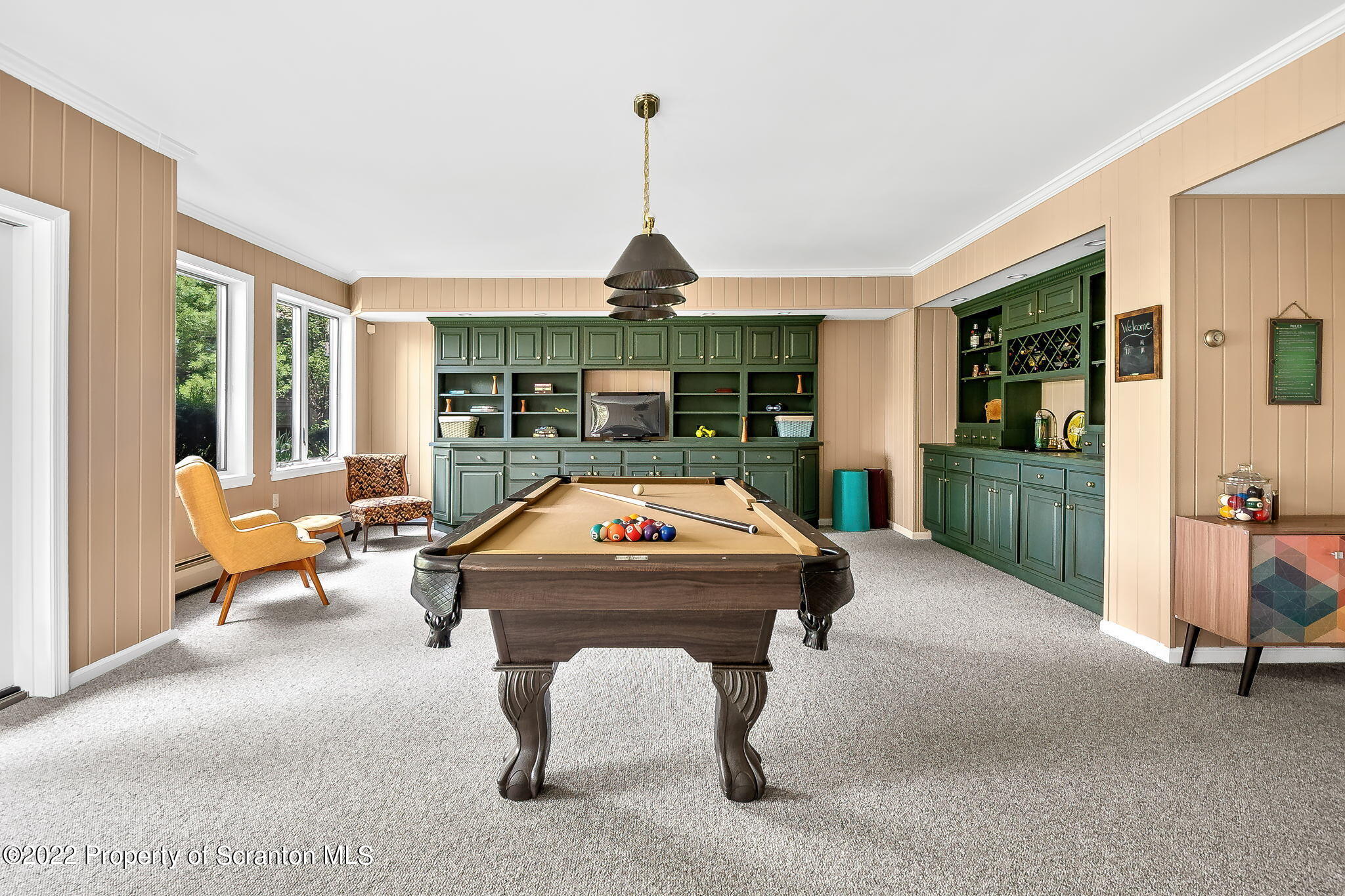 773 Greens Dallas, PA 18612 - Photo 26 of 44 a room with pool table and glass windows