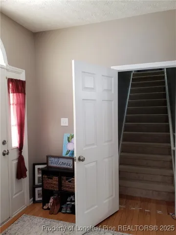 a view of entryway and hall