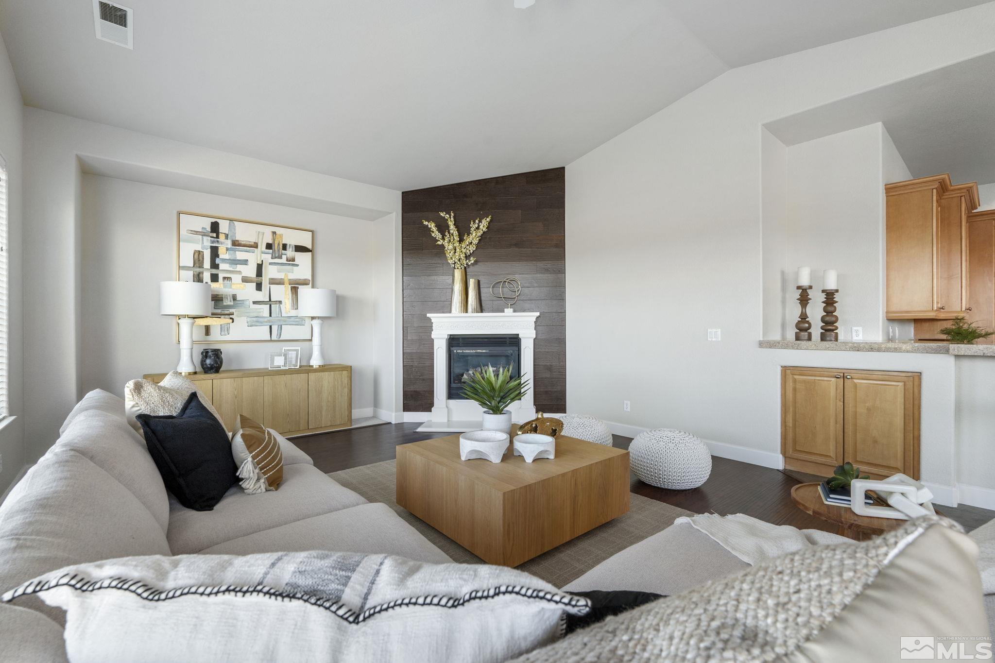 14760 Chateau Avenue Reno, NV 89511 - Photo 21 of 38 a living room with furniture and wooden floor