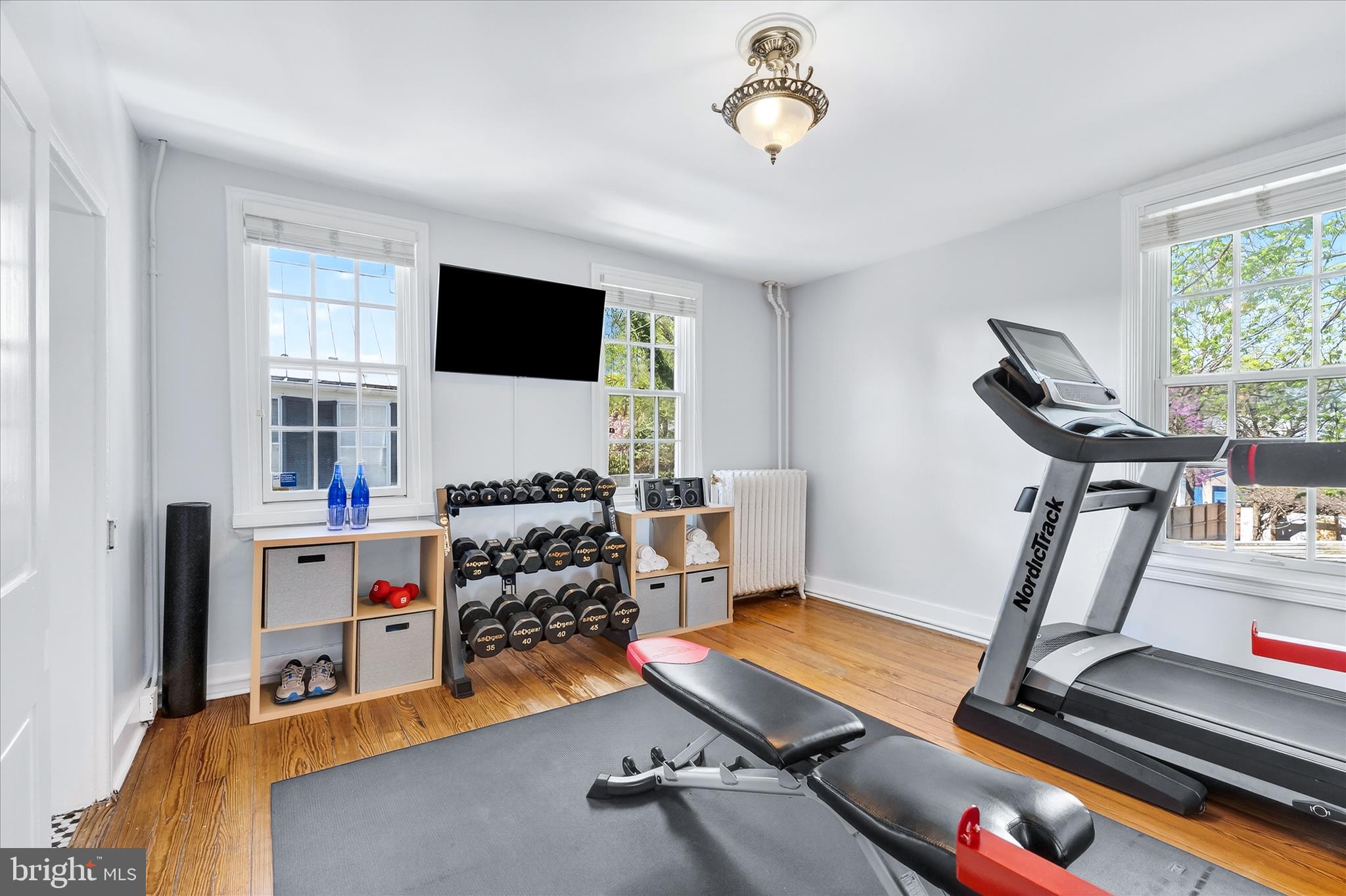225 East 2nd Street Frederick, MD 21701 - Photo 51 of 125 a view of a room with gym equipment