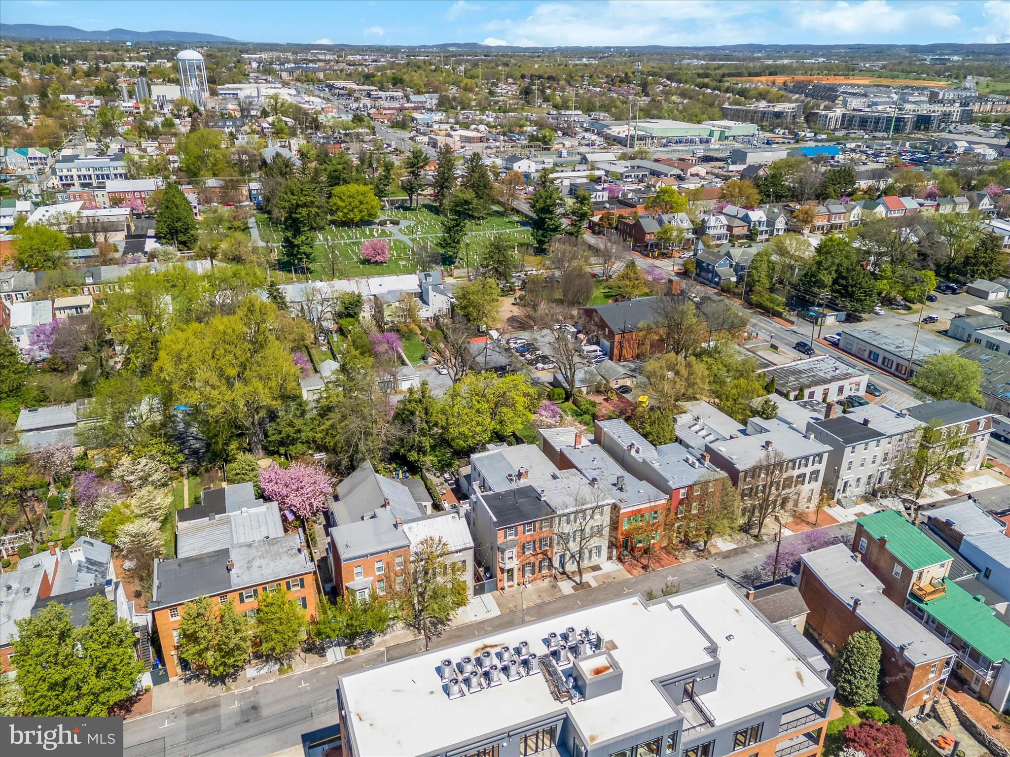 225 East 2nd Street Frederick, MD 21701 - Photo 89 of 125 an aerial view of residential houses with outdoor space