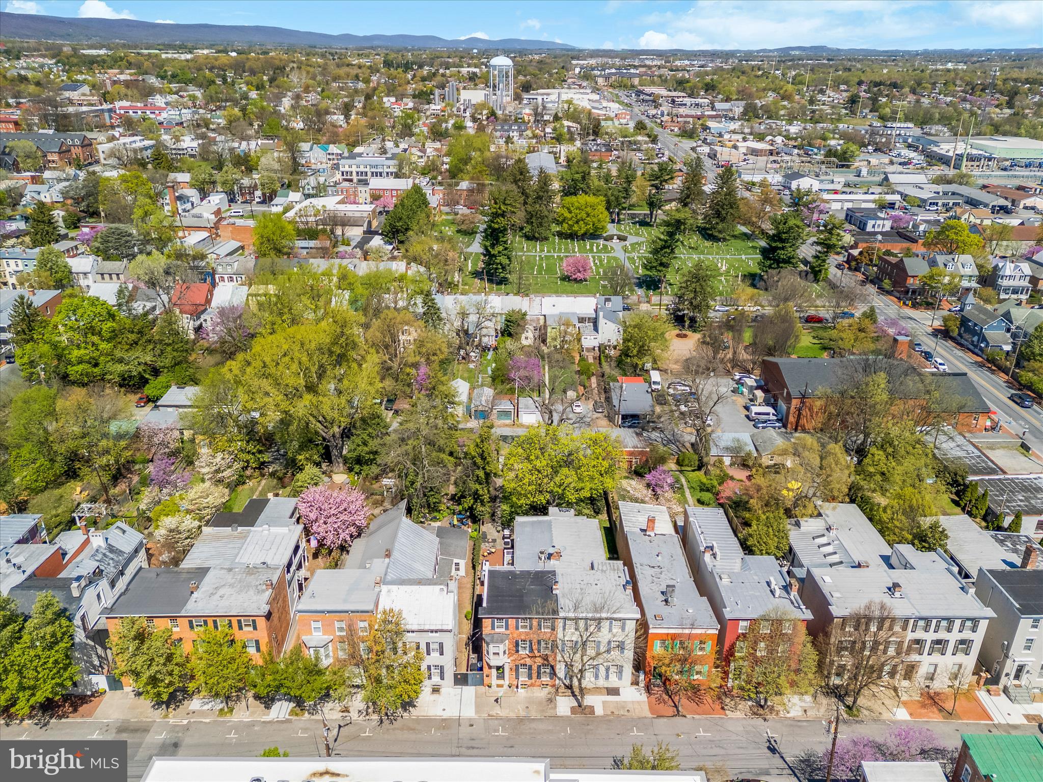 225 East 2nd Street Frederick, MD 21701 - Photo 91 of 125 an aerial view of residential houses with outdoor space