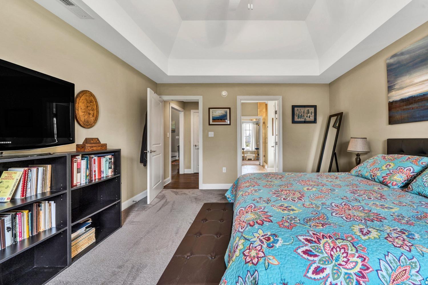 1333 Lynbrook Road Rustburg, VA 24588 - Photo 29 of 53 a bedroom with a bed and a flat screen tv
