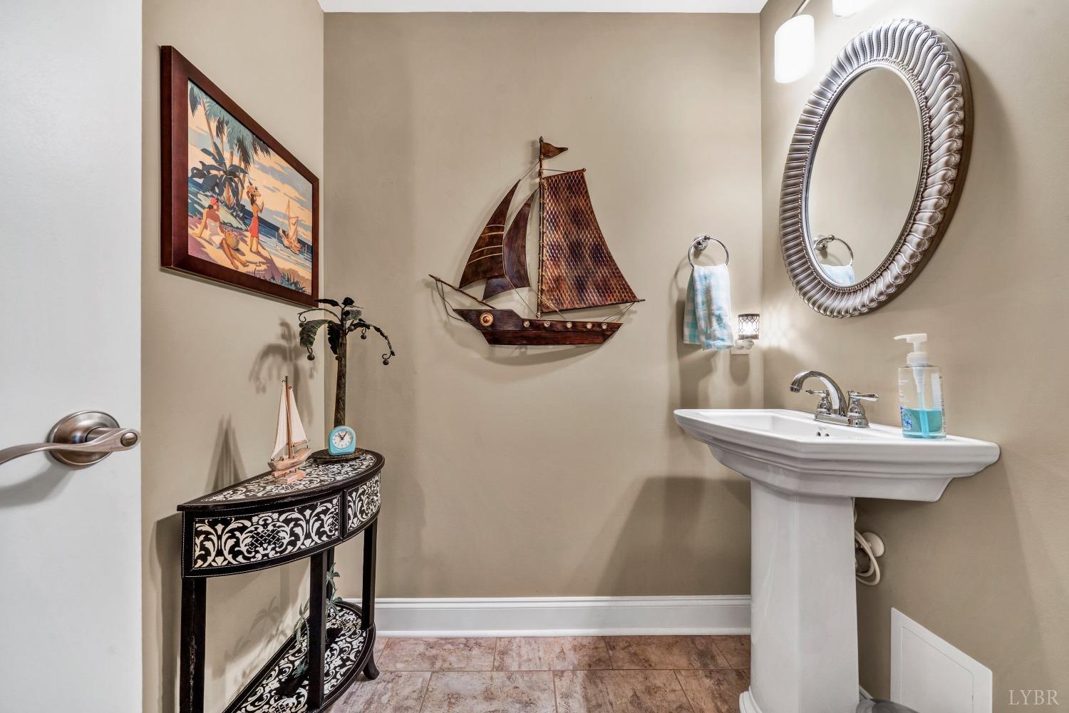 1333 Lynbrook Road Rustburg, VA 24588 - Photo 34 of 53 a bathroom with a sink and a mirror