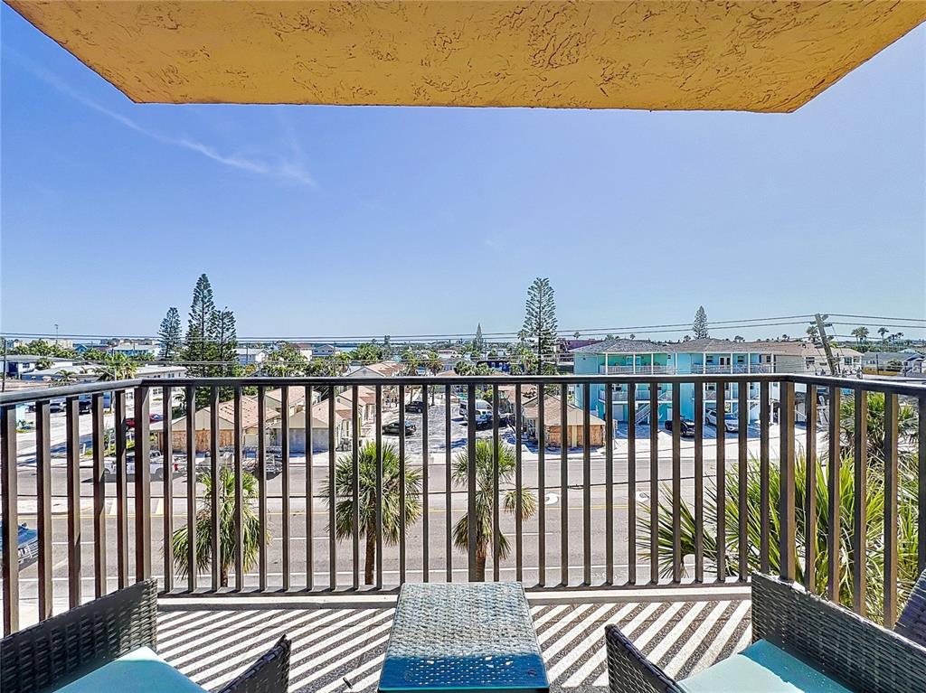 14146 Gulf Boulevard, Unit 3A Madeira Beach, FL 33708 - Photo 16 of 29 a view of city from a balcony