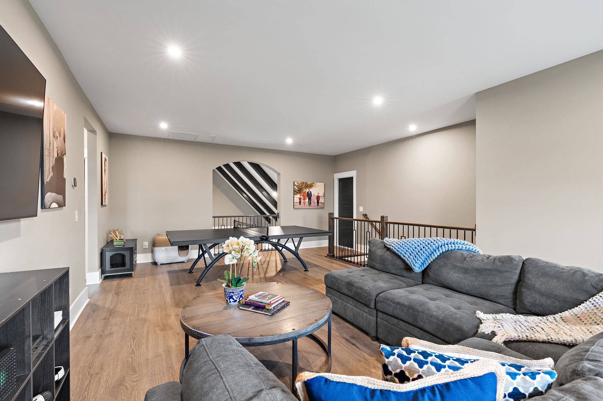 7276 Murrel Drive Franklin, TN 37064 - Photo 27 of 62 a living room with furniture and wooden floor