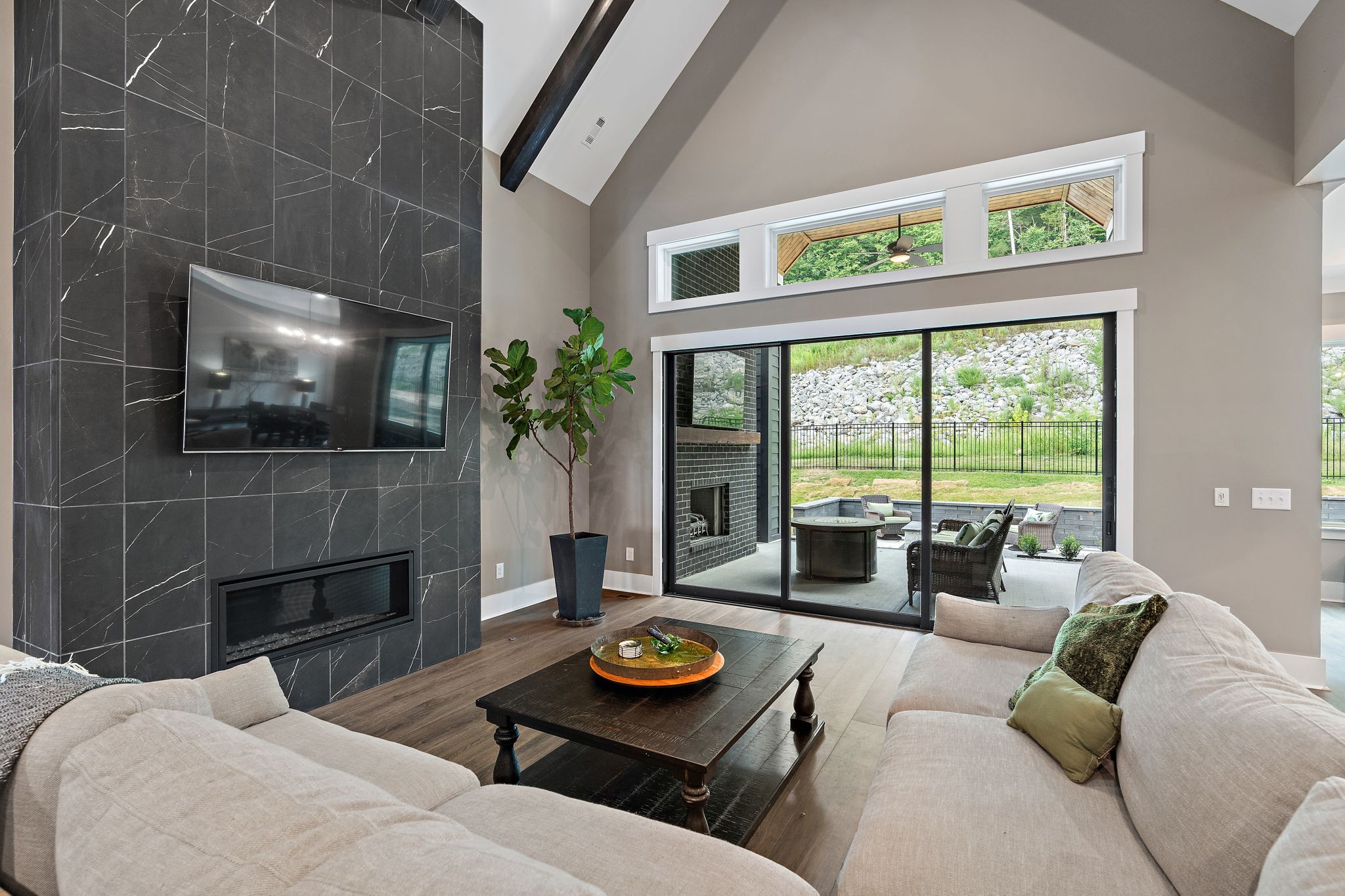 7276 Murrel Drive Franklin, TN 37064 - Photo 8 of 62 a living room with furniture and a flat screen tv