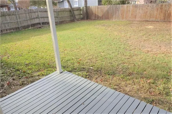 a view of outdoor space and swimming pool