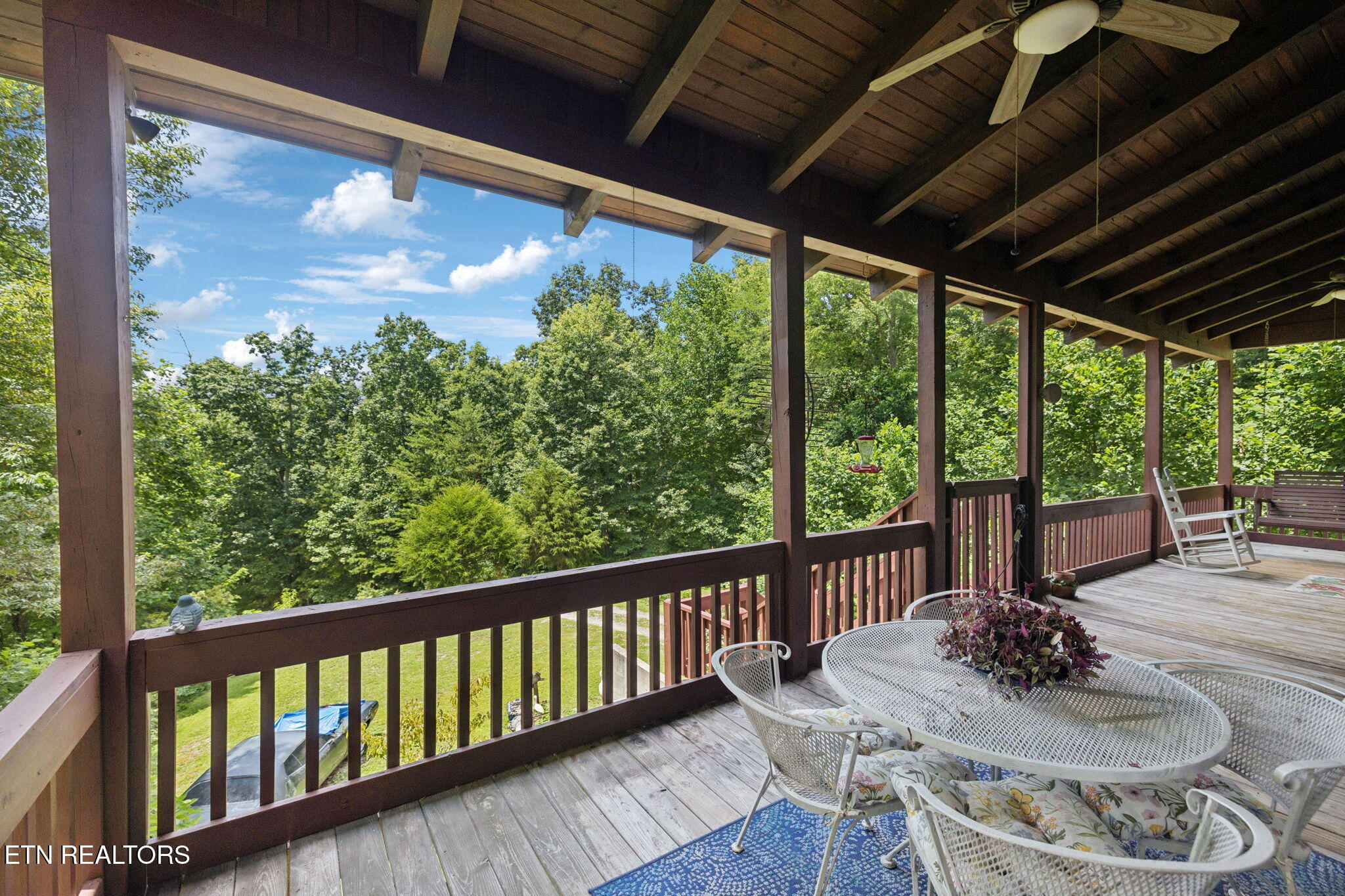 186 Caney Creek Road Reliance, TN 37369 - Photo 25 of 48 Main level covered front deck 2